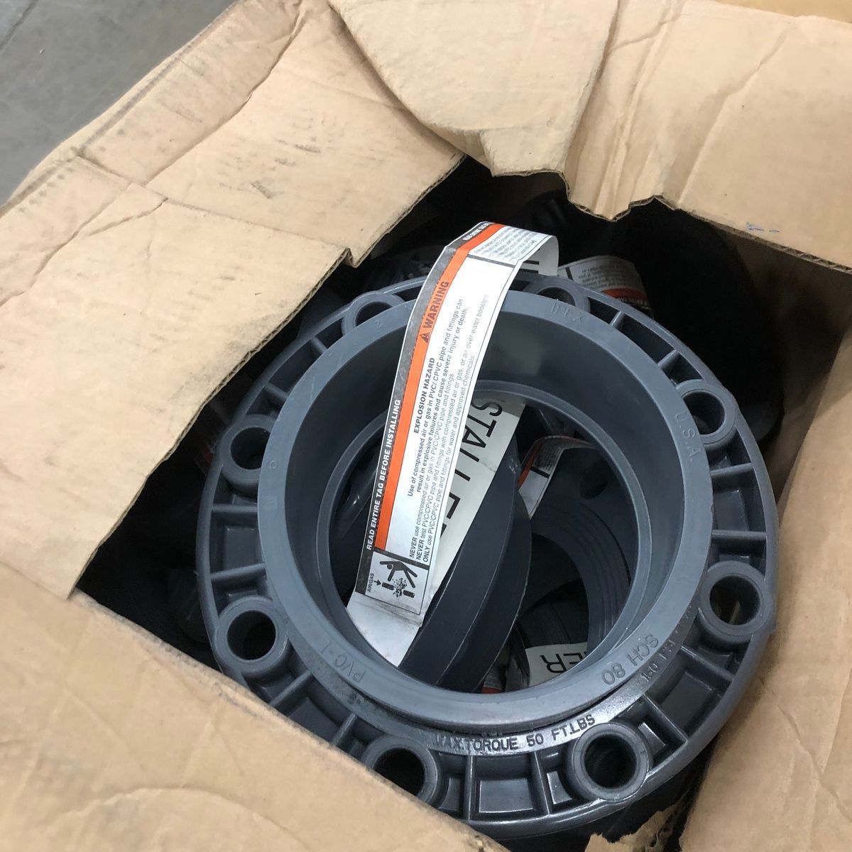 6" PVC flange sch 80
