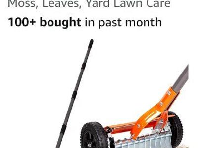 New in Box! 76.8in Dethatching Roller Rake