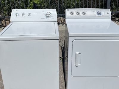 Washer and electric dryer (Whirlpool)