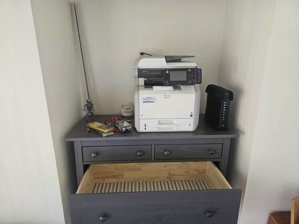 IKEA Hemnes Gray-Brown 6-Drawer Chest Dresser - Solid Wood, Excellent Condition
