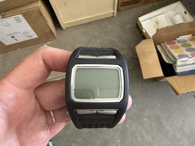 Quiksilver The Code MQ97DR Digital Watch - Black Rubber Strap, 100M Water Resistant