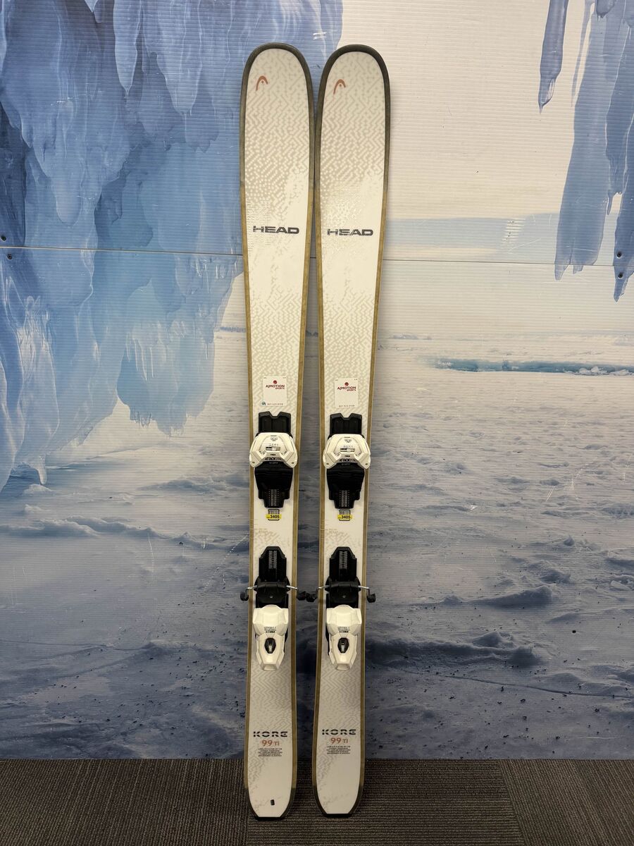 Lightly Used Head Kore 99 Ti 156cm Skis w/ Tyrolia Attack LYT 11 Bindings
