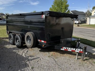 2025 PJ Dump trailer for rent 7x14