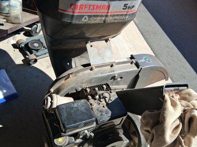Craftsman Mulching Wood Chipping Shredding Machine Runs Fantastic!