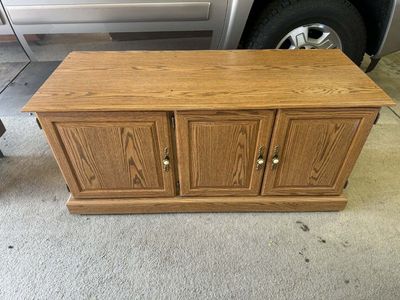 Wooden TV Stand and Side Table