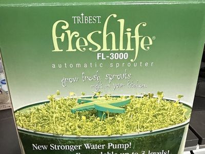 Tribest Freshlife FL-3000 Automatic Sprouter - Grow Fresh Sprouts, BPA-Free, Expandable 3 Levels - used once, like new!