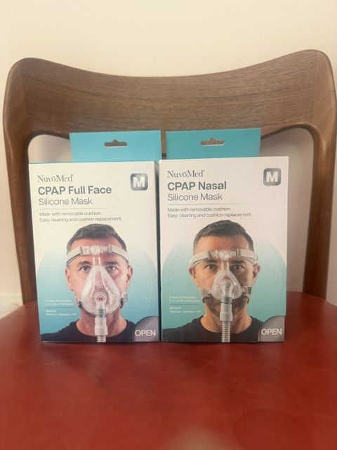 CPAP Full Face Silicone Mask -2 left in Medium size