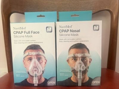 CPAP Full Face Silicone Mask -2 left in Medium size