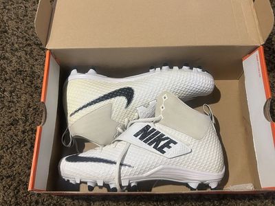 New Nike Lunarbeast Pro TD CF Men's Football Cleats Size 10 - White/Black