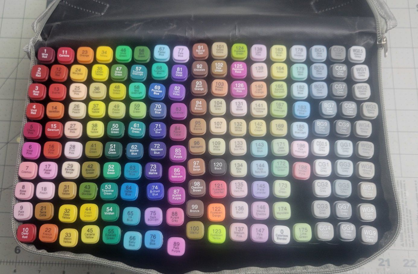 Atopstar 168 Piece Dual Tip Alcohol Marker Set