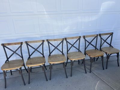 7 Dining chairs