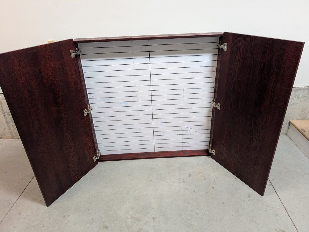 Solid Wood Hidden Whiteboard Cabinet - Excellent