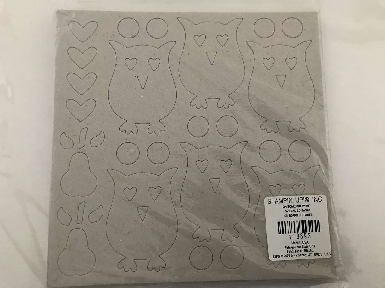 Stampin Up On Board So Tweet or On Board Loads of Letters or On Board Batch of Blooms