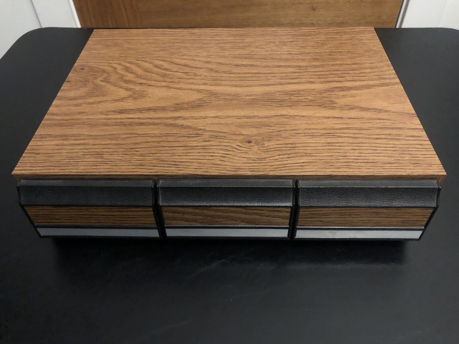 Music Cassette Tape Storage Organizer 3 Drawer