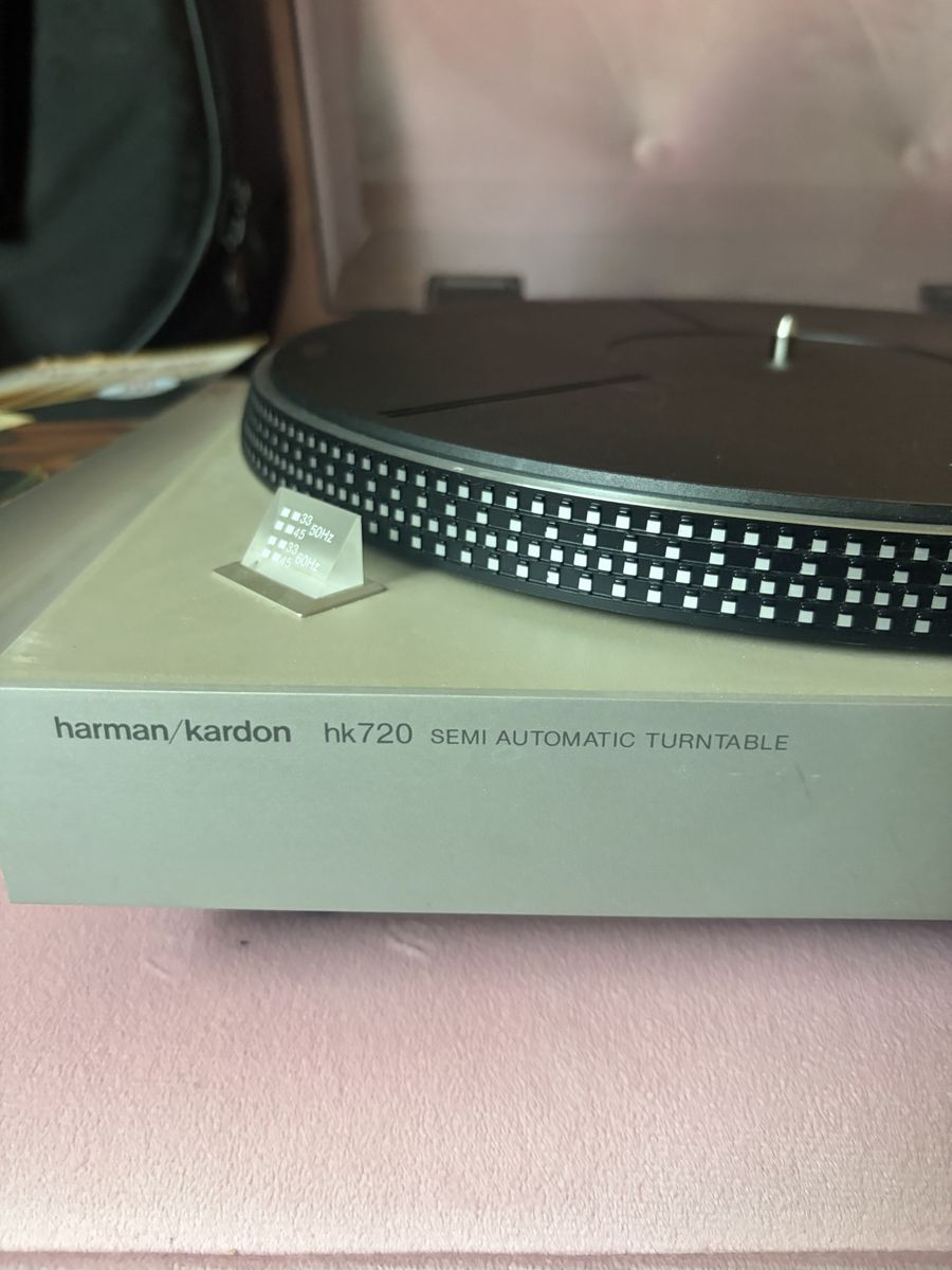 Harman/Kardon HK720 Semi-Automatic Turntable Vintage Stereo Record Player