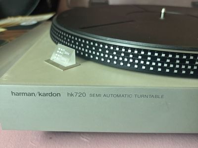 Harman/Kardon HK720 Semi-Automatic Turntable Vintage Stereo Record Player