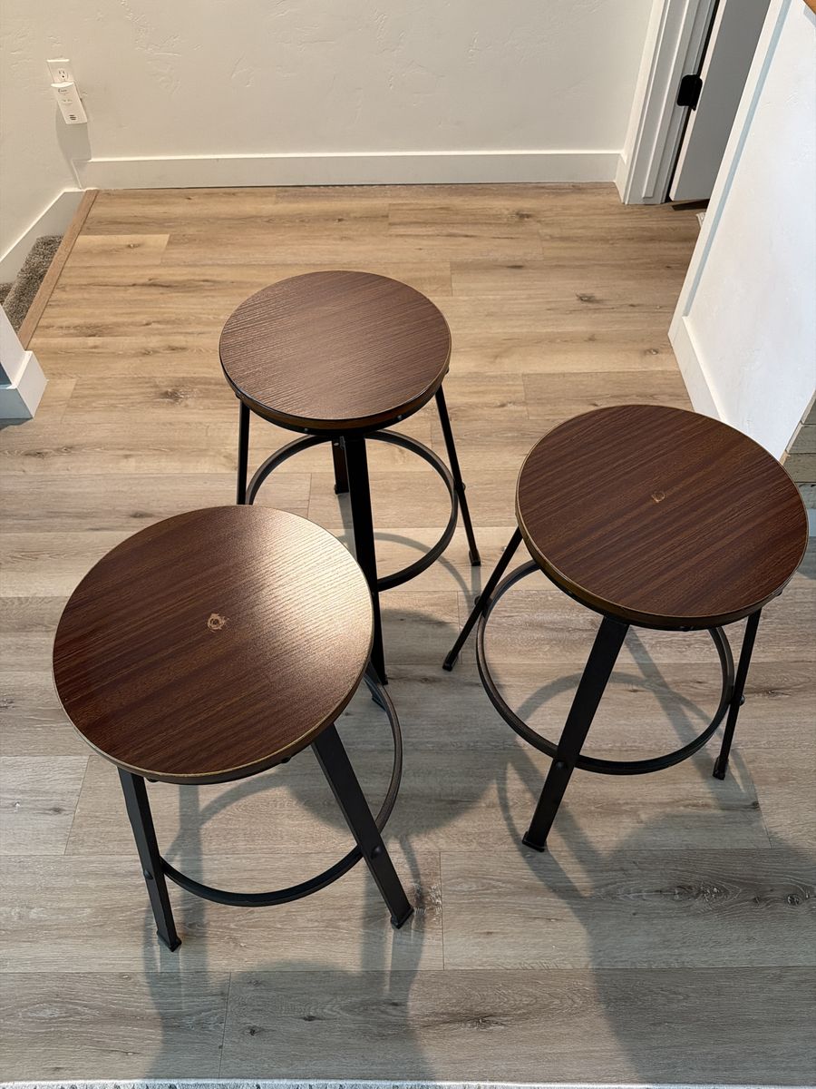 3 Bar stools. $60 OBO