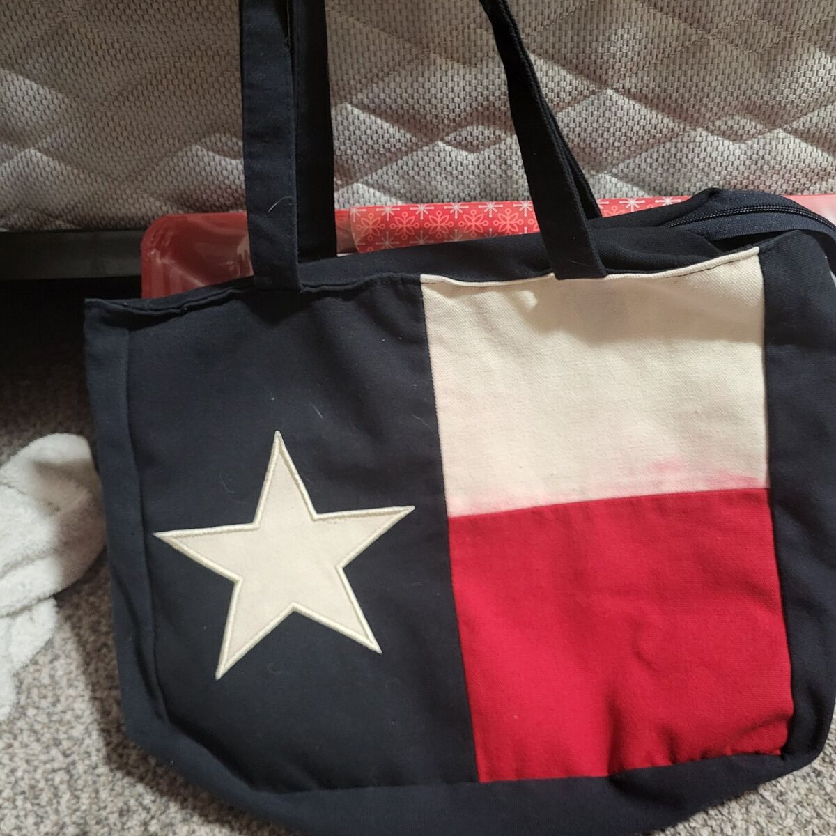 Texas Flag Tote Bag Canvas