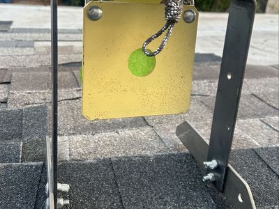 All in one steel target practice shooting