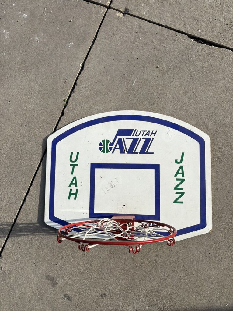 Vintage Jazz Basketball Hoop