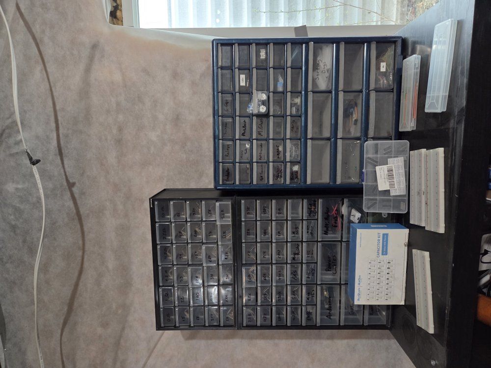 electronics parts and prototyping kit