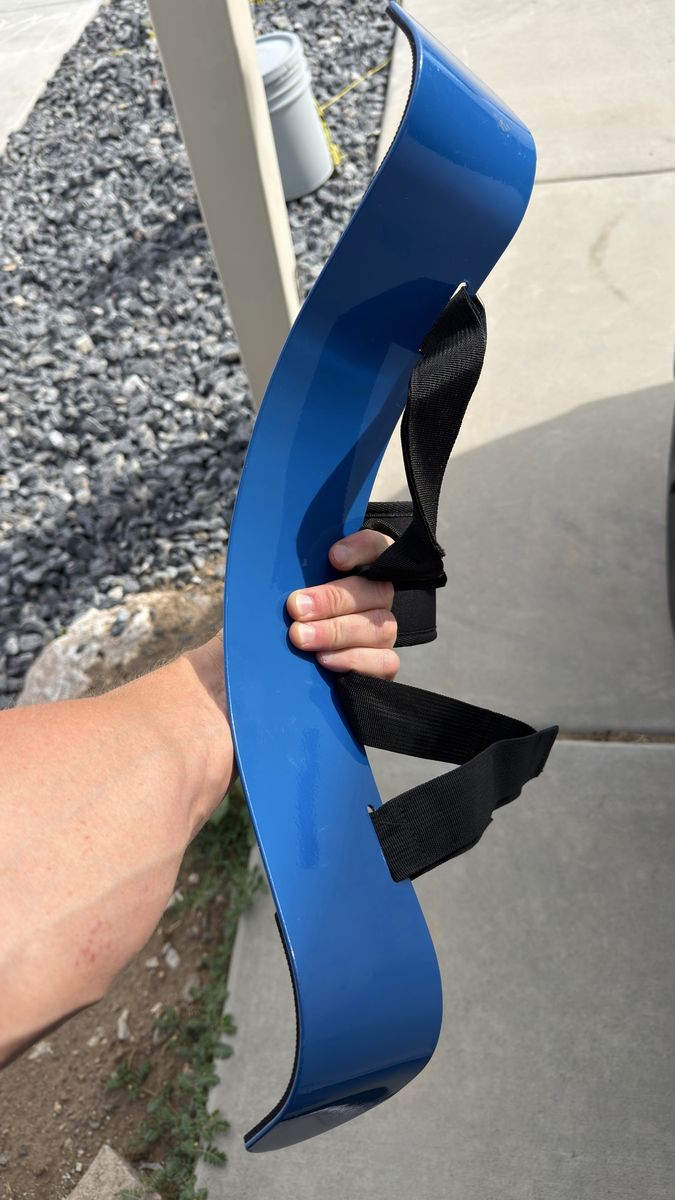 Blue Arm Blaster Bicep Support Isolator Strap