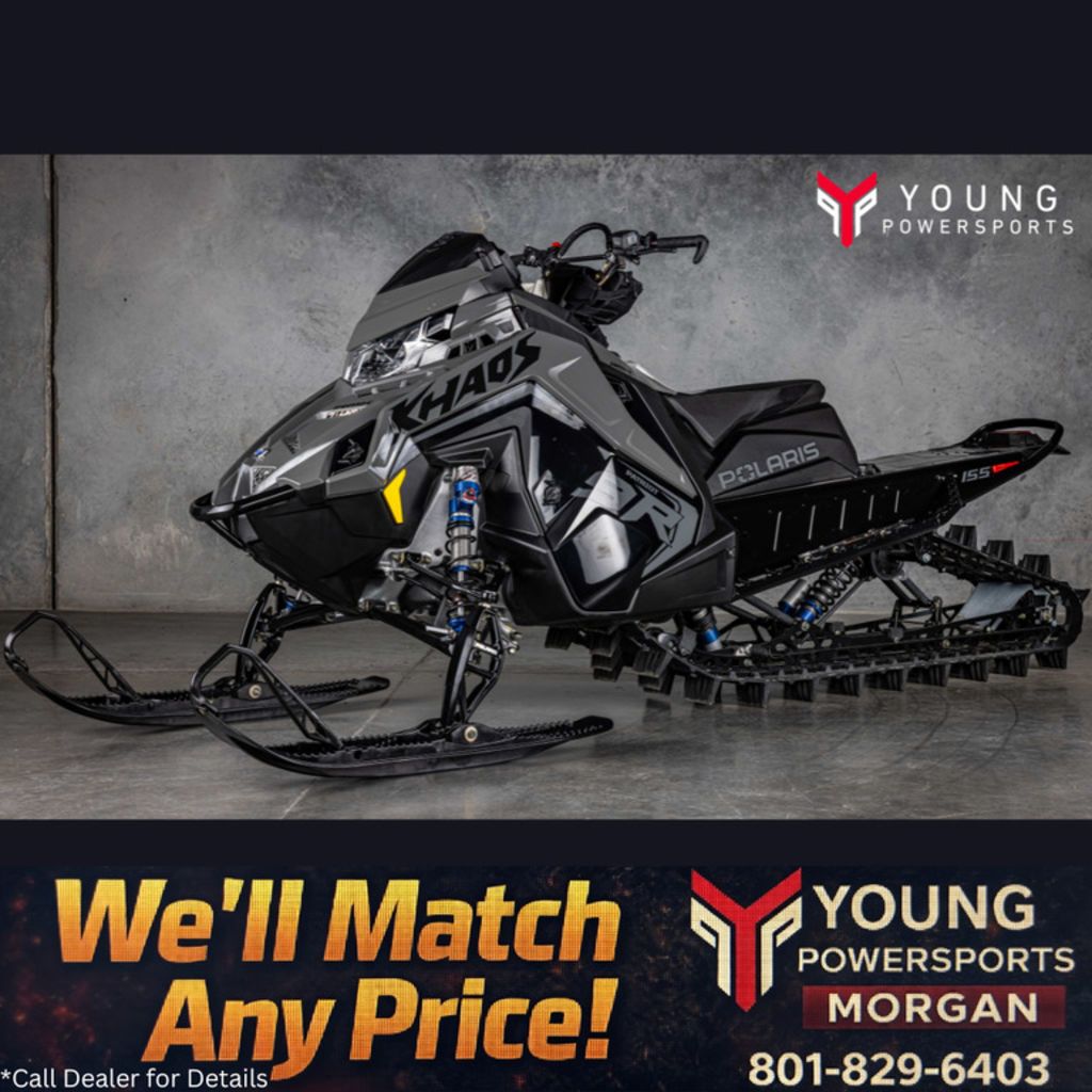 2025 Polaris® 9R RMK KHAOS 155 Shadow Gray / Gloss Black