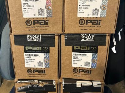 2nd gen 5.9 liter Cummins pistons and rings. Standard size. All 6.