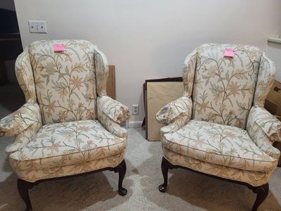 Wing back chairs