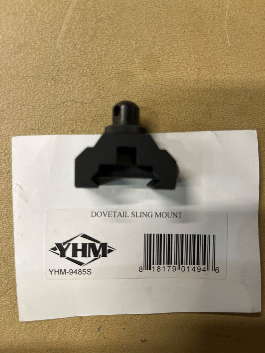 Rail Dovetail Swivel Sling Mount - Black