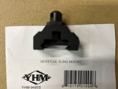 Rail Dovetail Swivel Sling Mount - Black