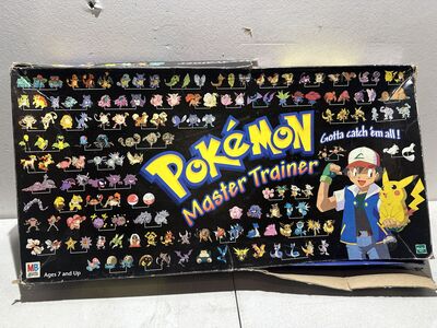 1999 Pokemon Master Trainer Board Game Hasbro