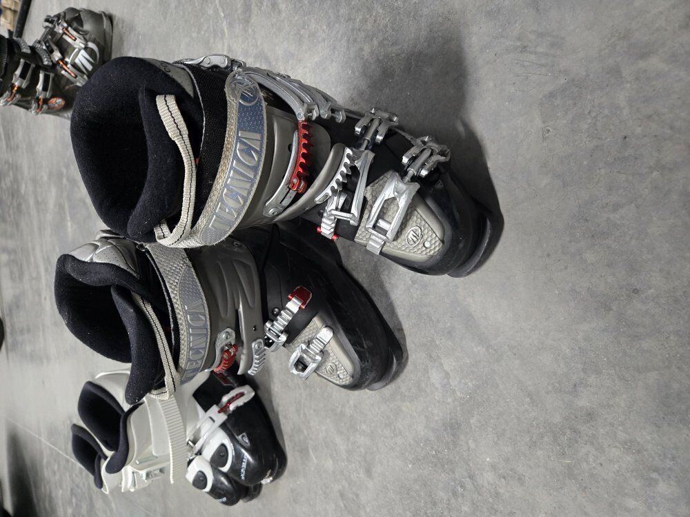 Kids Ski Boots and Poles