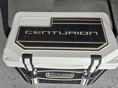 Grizzly 15 Cooler White Centurion Edition Hard-Sided Ice Chest