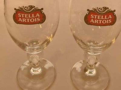 Stella artois glasses