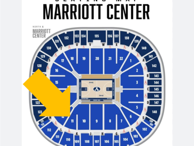 BYU vs. Iowa St. - Lower Bowl - Aisle Seats