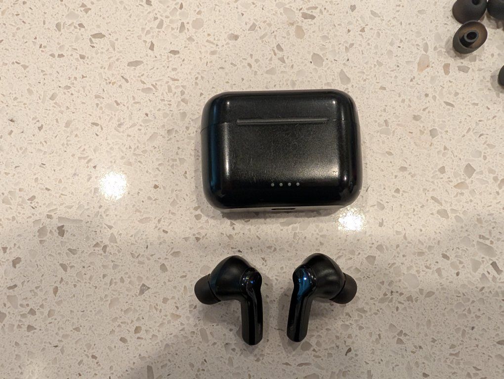 TOZO NC2 Active Noise Cancelling Wireless Earbuds with Charging Case & Eartips