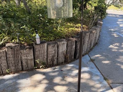 Industrial Style Floor Lamp with Seeded Glass Shade - Modern Dark Bronze Finish