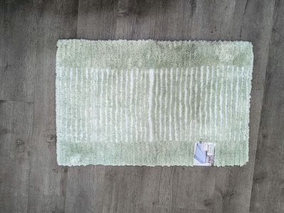 NEW Riviera Home Luxury Bath Rug 38x24 – Sage Green Plush