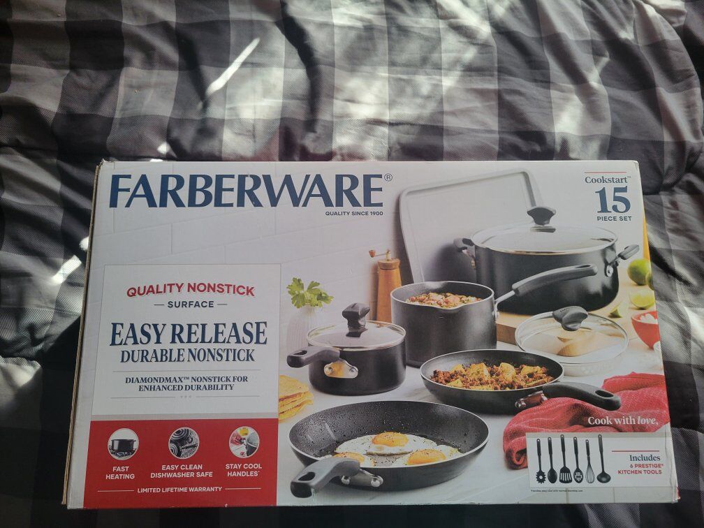 Farberware Cookstart DiamondMax Nonstick 15 pc set