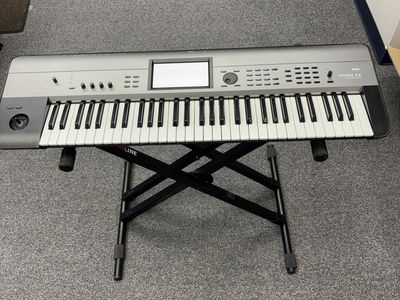 Korg KROME EX 61 Key Music Workstation Synthesizer Keyboard (Gray)