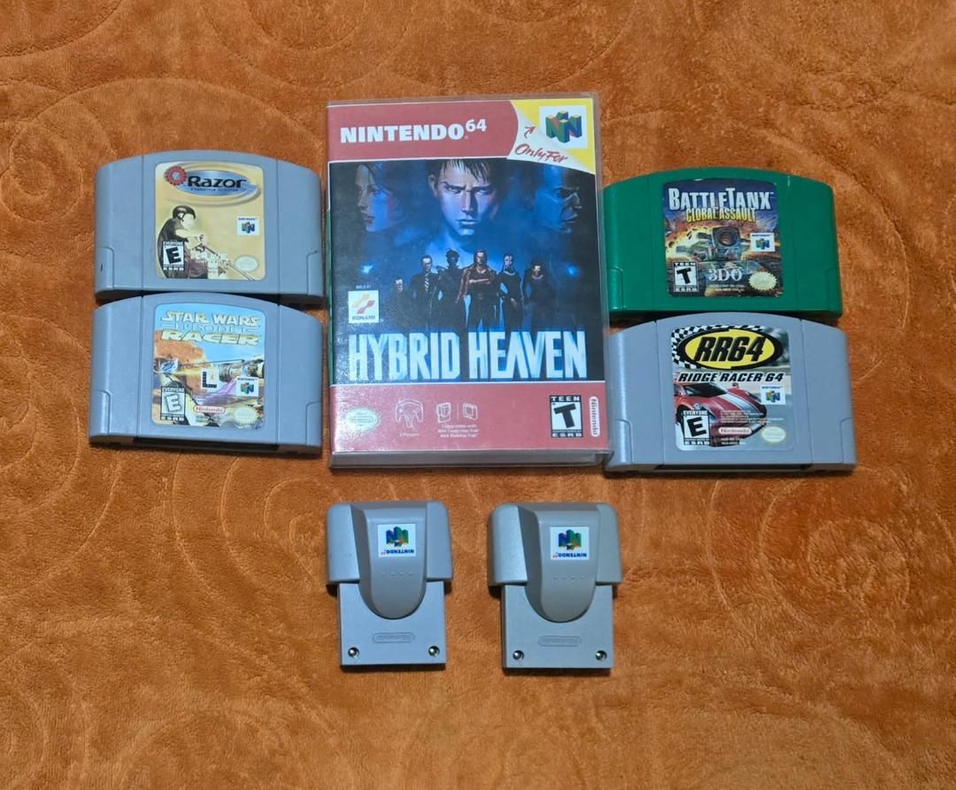 Nintendo n64 game bundle including Ridge Racer! trades considered!~