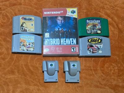 Nintendo n64 game bundle including Ridge Racer! trades considered!~