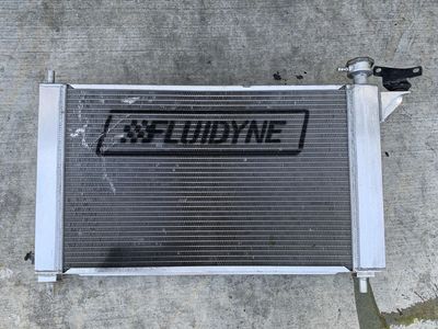 Fluidyne aluminum radiator SN95 Ford Mustang 302 v8 5.0