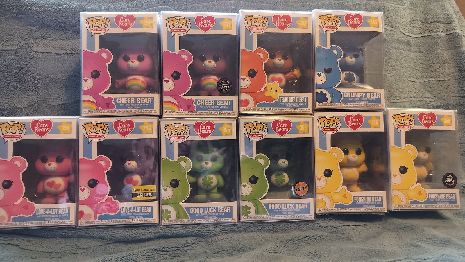 2018 Funko Pops "Care Bears" Full Set of 6 plus 4 Exclusive 10 TOTAL!