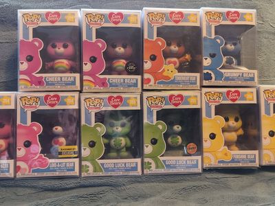2018 Funko Pops "Care Bears" Full Set of 6 plus 4 Exclusive 10 TOTAL!
