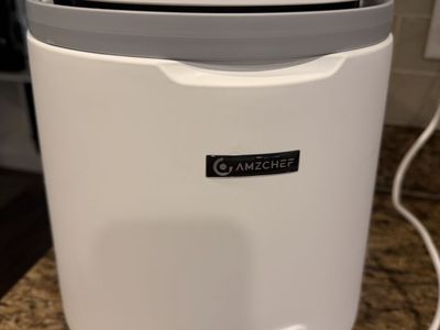 Amzchef Electric Kitchen Waste Food Composter Countertop Bin - White