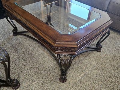 Ashley furniture table and end table