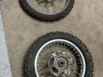 Dirtbike Rim And Tires