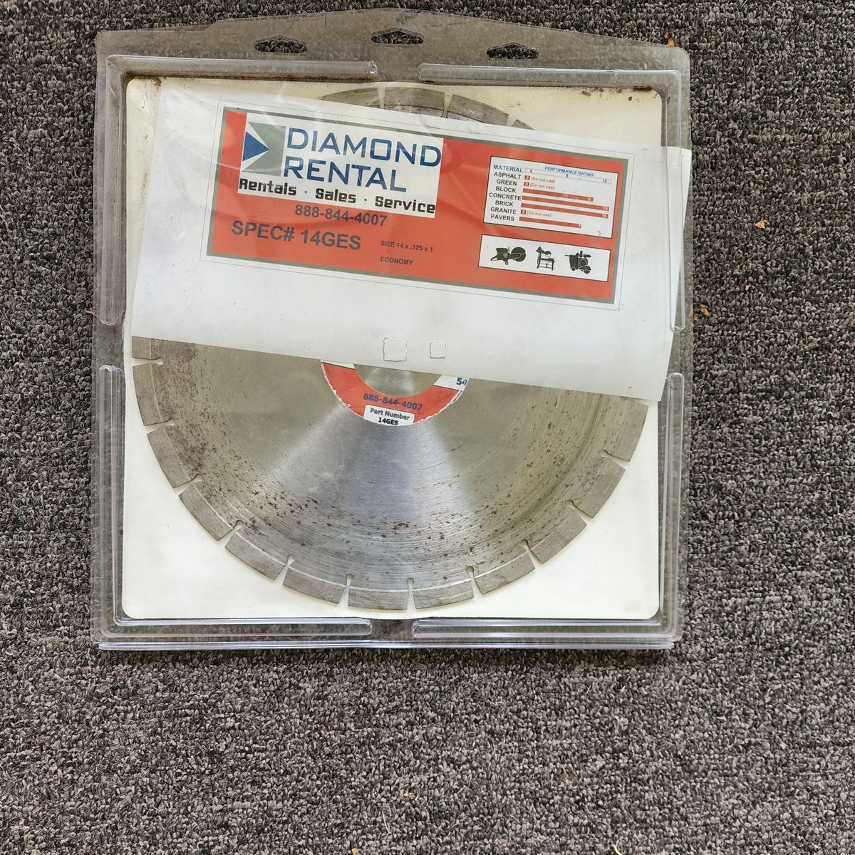 14 inch concrete blade